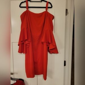 R&M Richards red dress size 18W NWOT